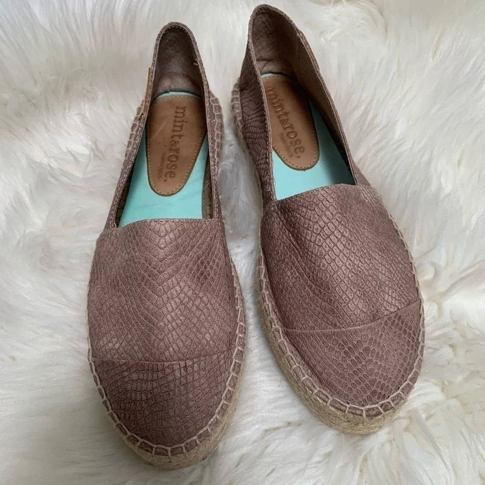 Snakeskin MINT&ROSE Espadrilles